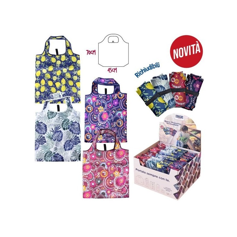 Shopper pieghevole design 45x70cm | Starclean