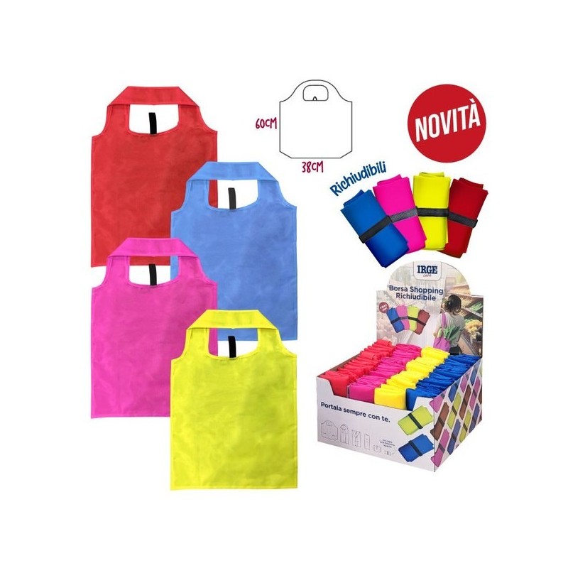 Shopper pieghevole monocolore 38x60 | Starclean