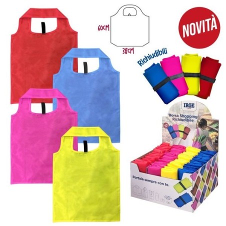 Shopper pieghevole monocolore 38x60 | Starclean