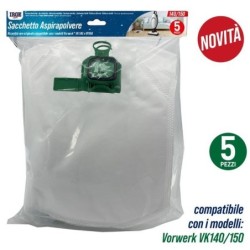 Sacco aspirapolvere VK140/150 5pz | Starclean