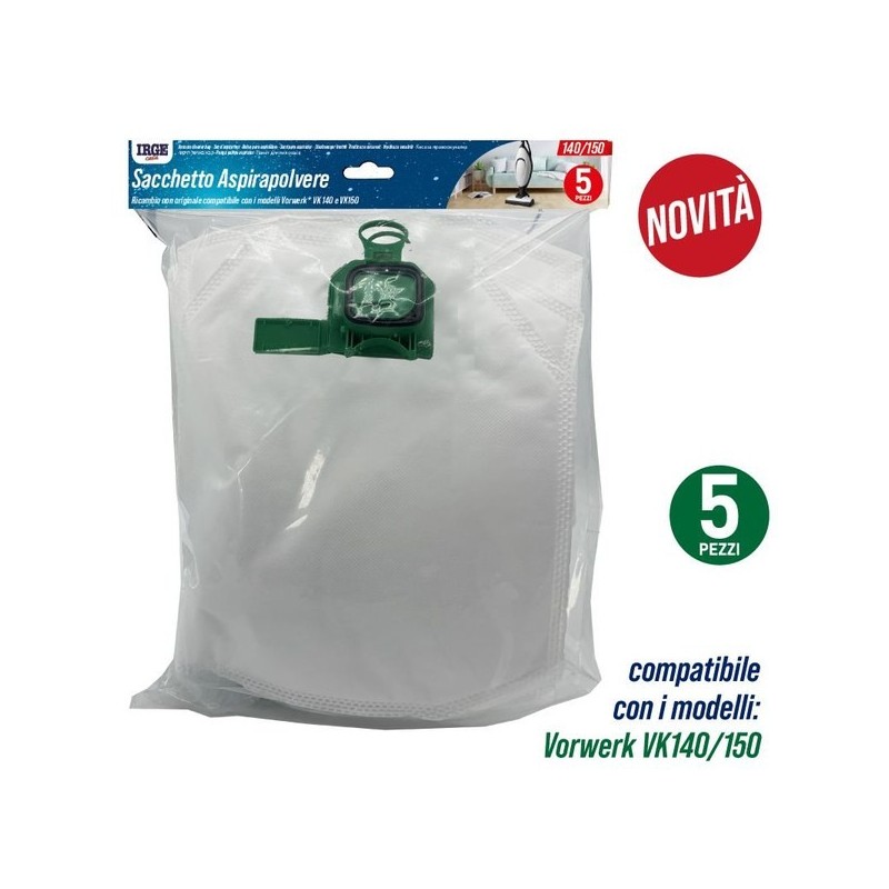 Sacco aspirapolvere VK140/150 5pz | Starclean