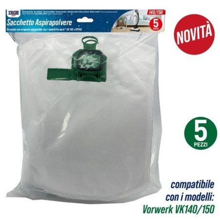 Sacco aspirapolvere VK140/150 5pz | Starclean