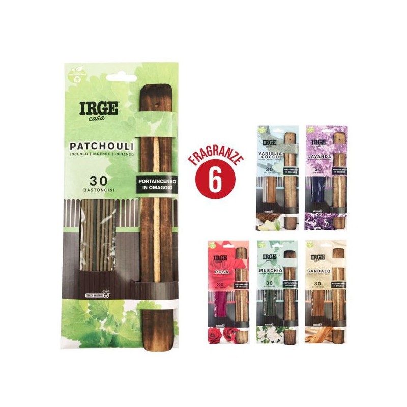 Incenso 30pz profum.ass. con base LEG | Starclean