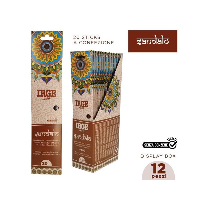 Incenso sandalo 20 stick | Starclean