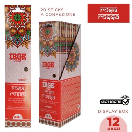 Incenso rosa rossa 20 stick | Starclean