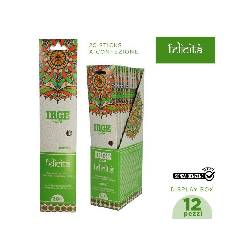 Incenso felicita' 20 stick | Starclean