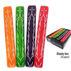 Porta incenso legno colorato | Starclean