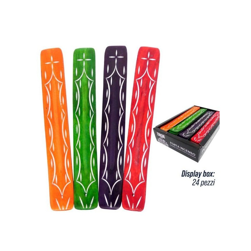 Porta incenso legno colorato | Starclean