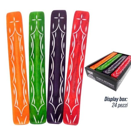 Porta incenso legno colorato | Starclean