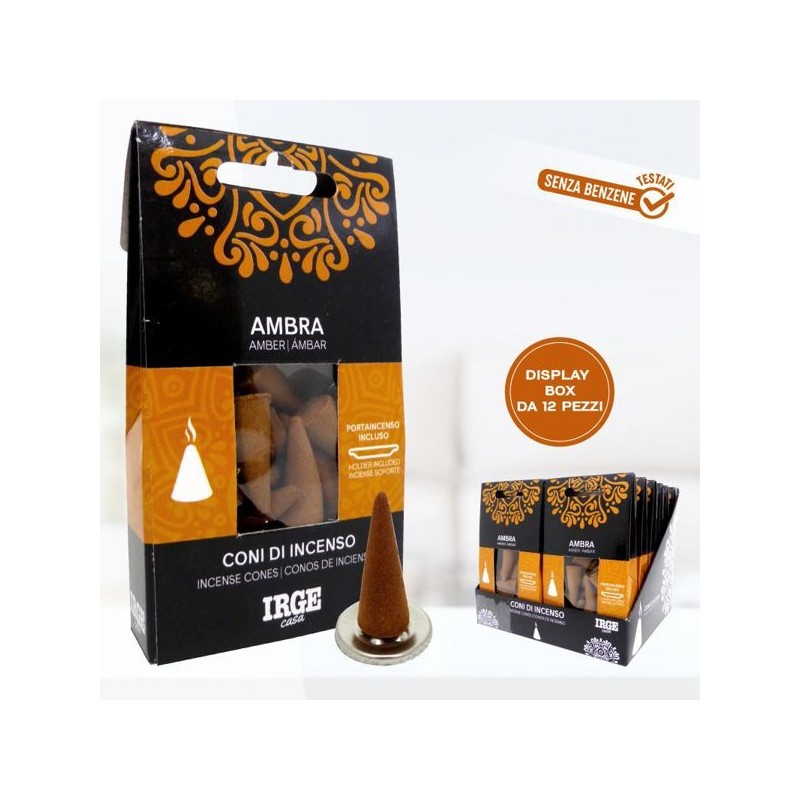 Cono incenso 12 pz amber | Starclean