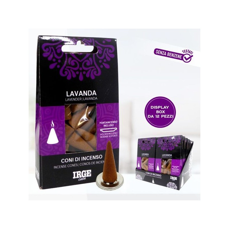 Cono incenso 12 pz lavanda | Starclean