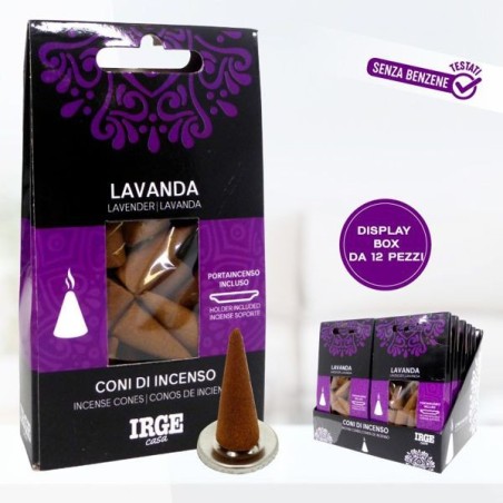 Cono incenso 12 pz lavanda | Starclean