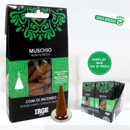 Cono incenso 12 pz muschio | Starclean
