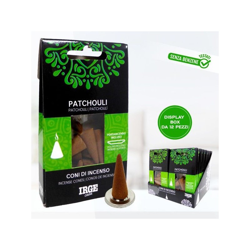 Cono incenso 12 pz patchouli | Starclean