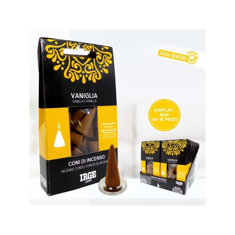 Cono incenso 12 pz vaniglia | Starclean