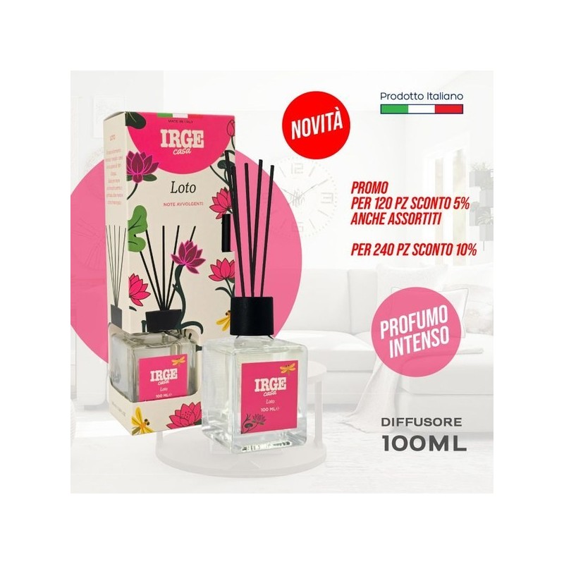 Diff cubo 100ml natural f.loto | Starclean