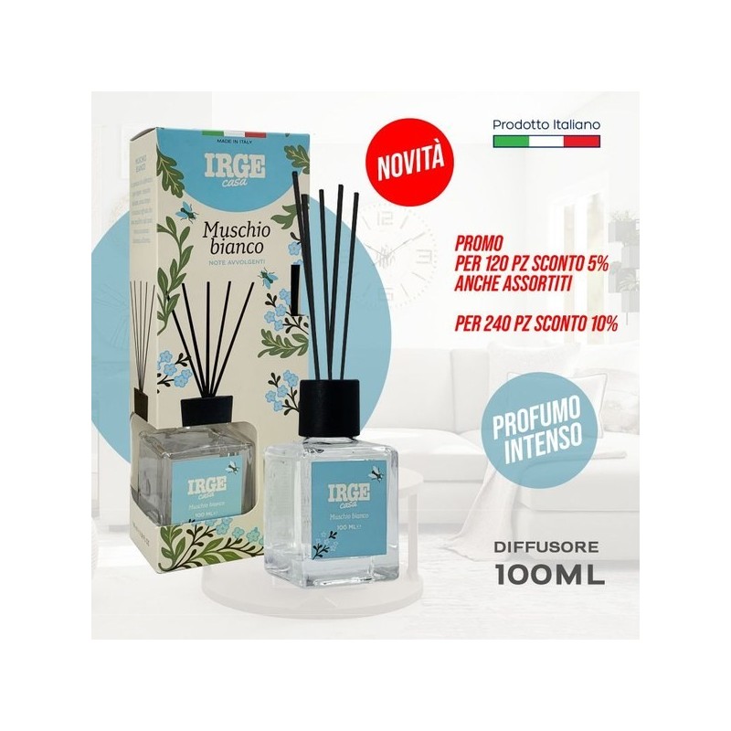 Diff cubo 100ml natural m.bianco | Starclean