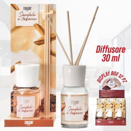Diffusore 30ml sandalo+tabacco IRGE | Starclean