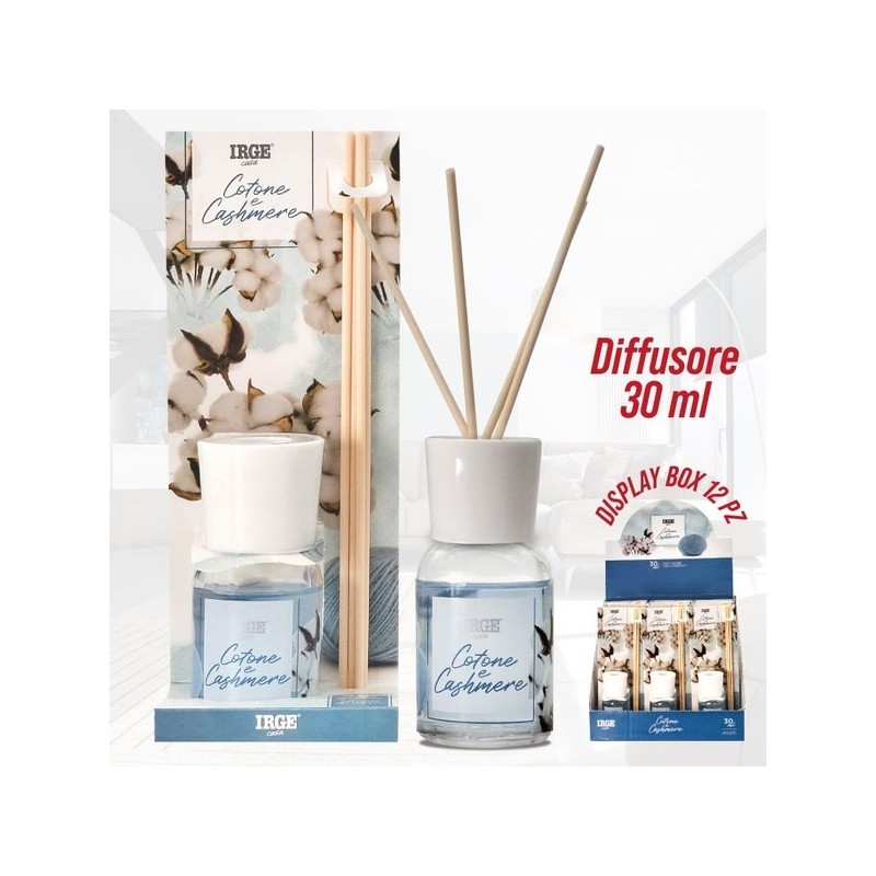 Diffusore 30ml cotone+cashmere IRGE | Starclean