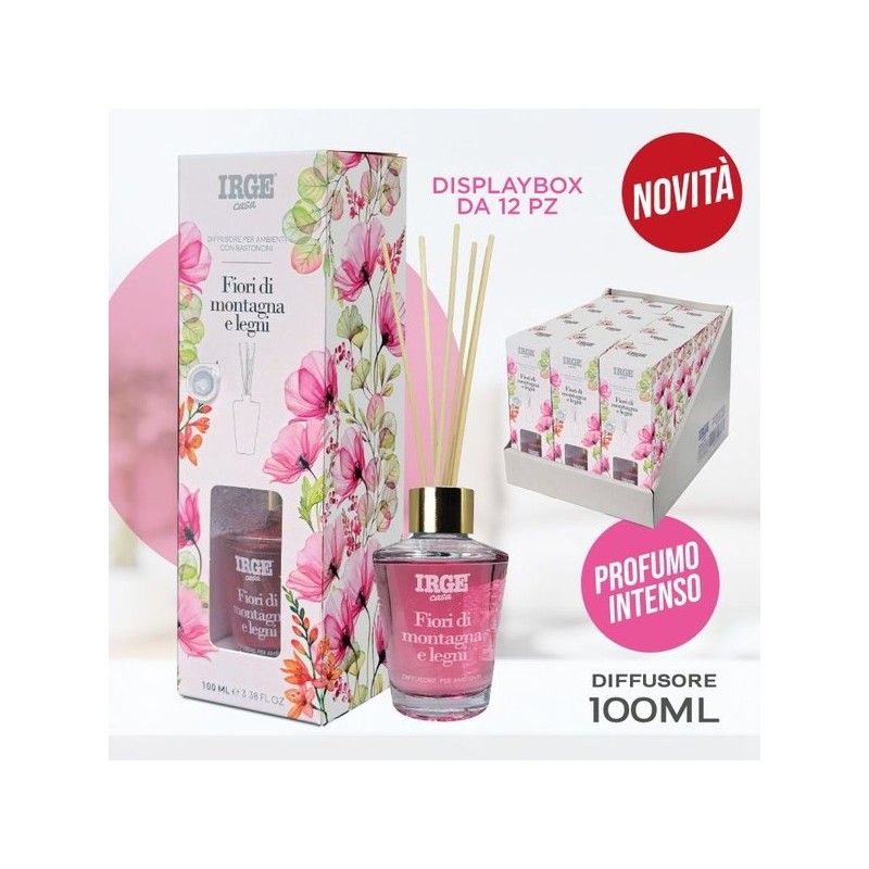 Diff 100ml vaso con AST legno&fiori | Starclean