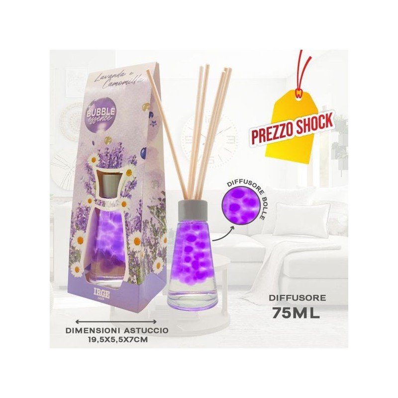 Diff bubble 75ml lavanda E camomilla | Starclean