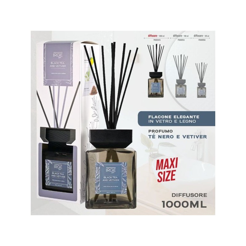 Dif. 1l IRGE black TEA AND vetiver | Starclean