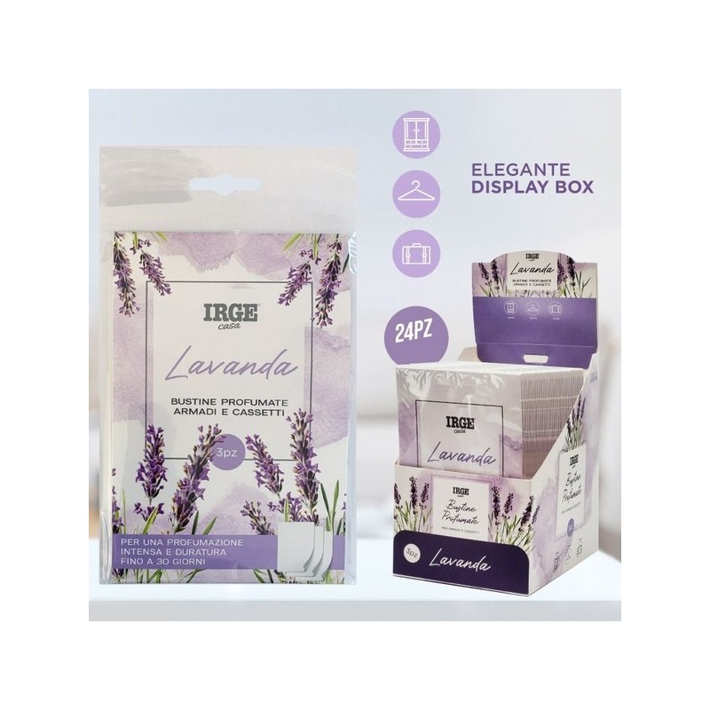 Bustine profum 3 pz IRGE lavanda | Starclean