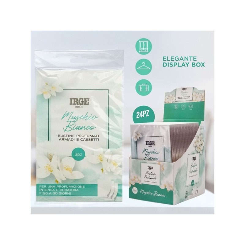Bustine profum 3 pz IRGE muschio | Starclean