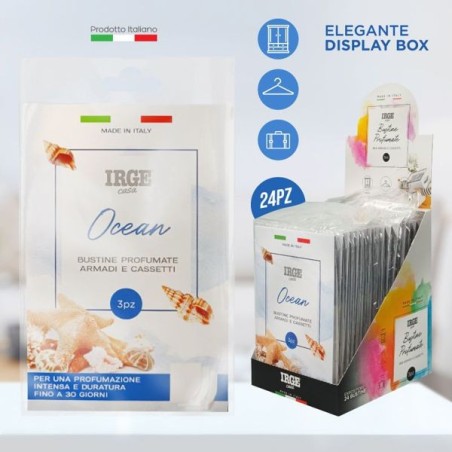 Bustine profumate 3 pz IRGE ocean | Starclean