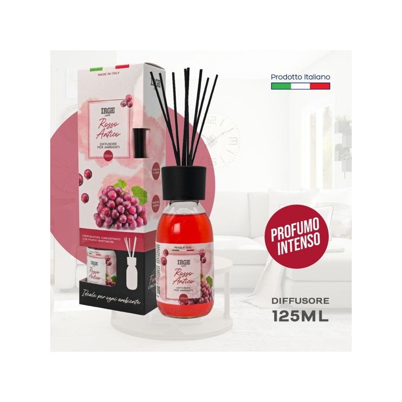 Diffusore amb. IRGE 125ml rosso ant. | Starclean