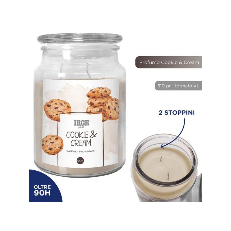 Candela cookie & cream 510gr | Starclean