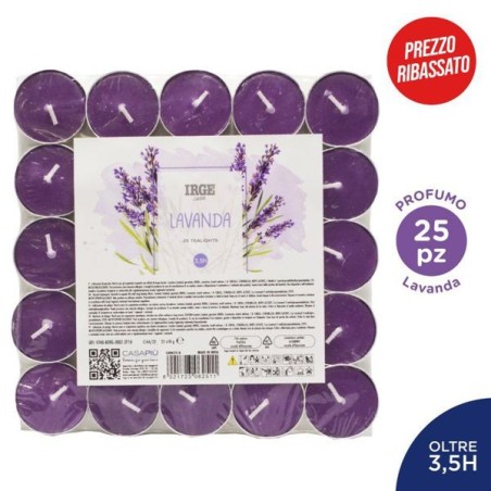 Candela 25 tealights lavanda | Starclean