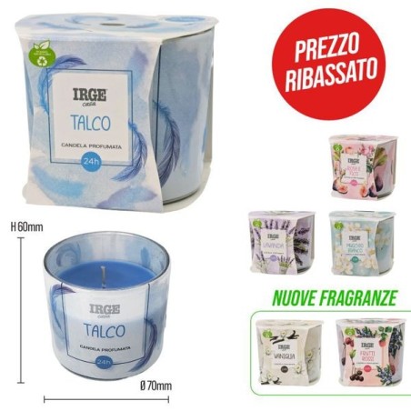 Candela vetro decorato con cartonc | Starclean