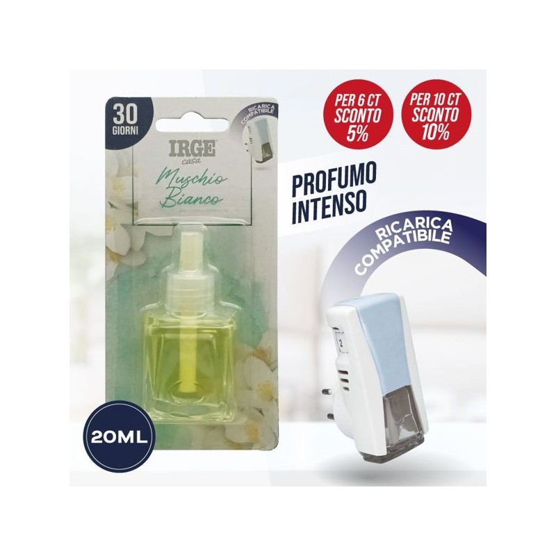 DEO IRGE 20ml muschio bianco refill | Starclean