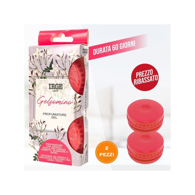 Deodorante IRGE GEL 2pz gelsomino | Starclean