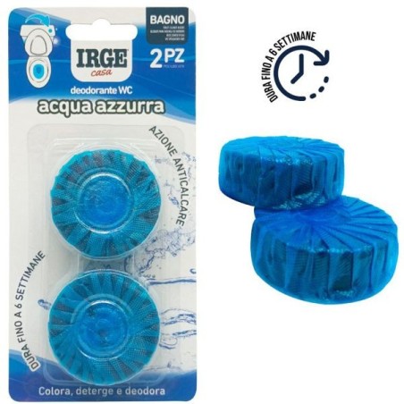 DEO WC acqua azzurra 2pz IRGE | Starclean