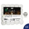 Candela 100 tealights bianche | Starclean