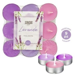 Tealight sfumate lavanda 9pz | Starclean