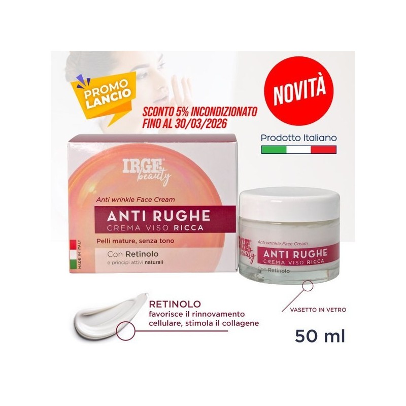 Crema viso 50 ml anti rughe | Starclean