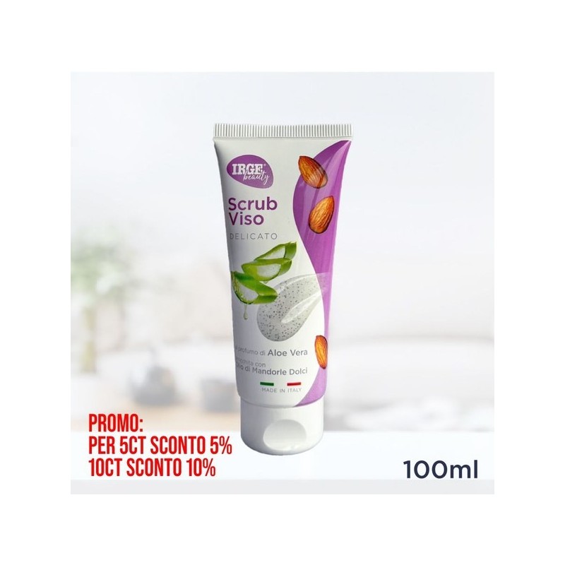Scrub viso aloe E olio DI mandorle | Starclean