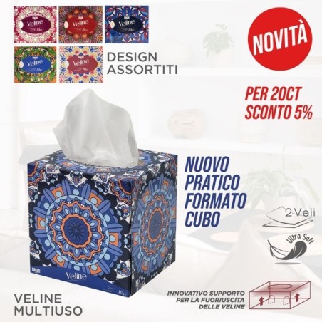 BOX veline 70pz 2veli cubic | Starclean