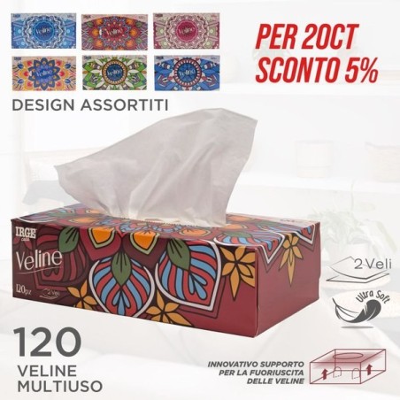 BOX veline 120pz 2veli color | Starclean