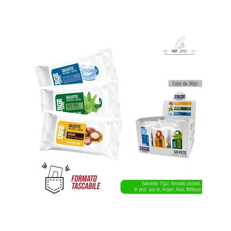 Salviett profumate 15pz IRGE beauty | Starclean
