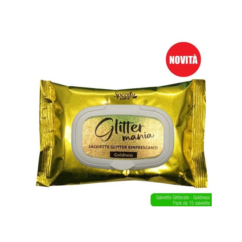 Salviette glitter gold speedy 15P | Starclean