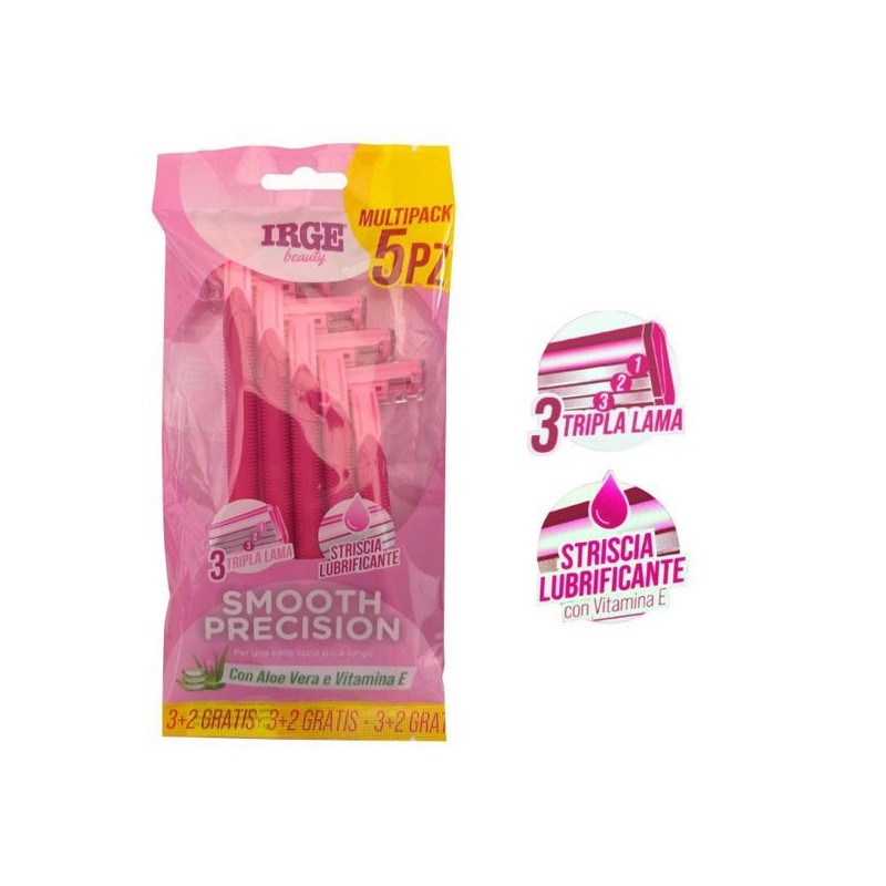 Rasoio donna 3 lame 5 pezzi | Starclean