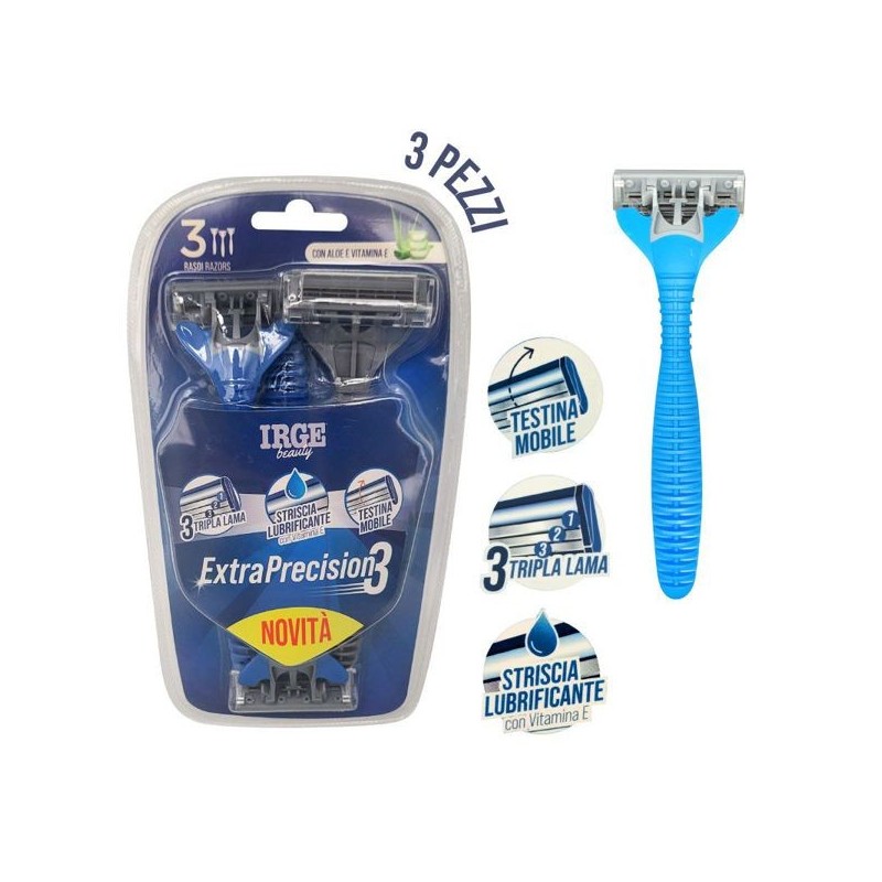 Rasoio uomo 3 lame 3 pezzi | Starclean