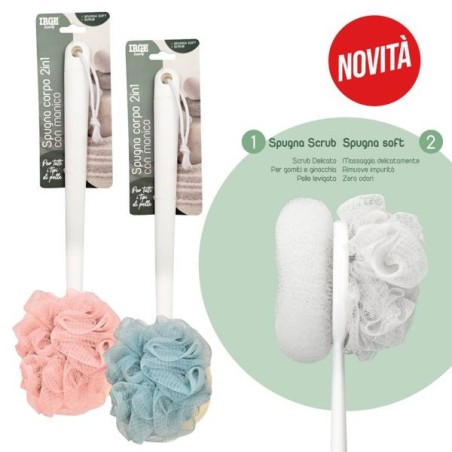 Spazzola bagno con manico 2in1 scrub | Starclean