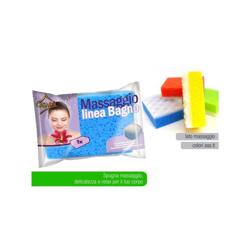 Spugna bagno massag rettan 13.5x8x4 | Starclean