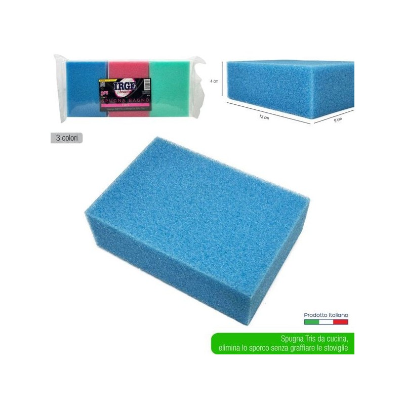 Spugna tris bagno cm 13,2x9 x 4,2 | Starclean