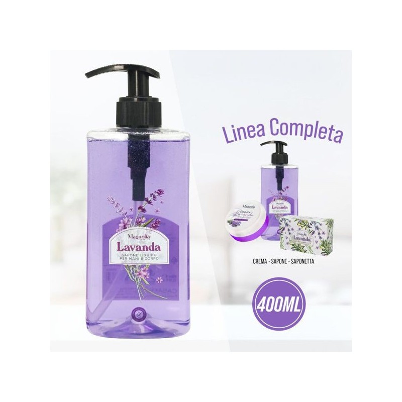 Magnolia sapone liquido. lavanda 400ml | Starclean